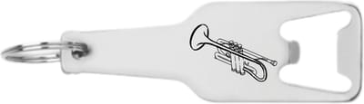 Akyol - trompet flesopener - Trompet - beste trompet speler - leuk cadeau voor je vriend om te geven - verjaardag muzikant - 105 x 25mm