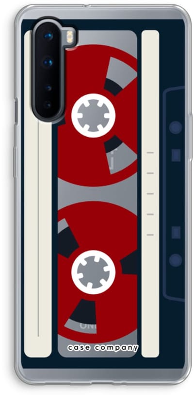 Case Company® - Hoesje geschikt voor OnePlus Nord hoesje - Here's your tape - Soft Cover Telefoonhoesje - Bescherming aan alle Kanten en Schermrand