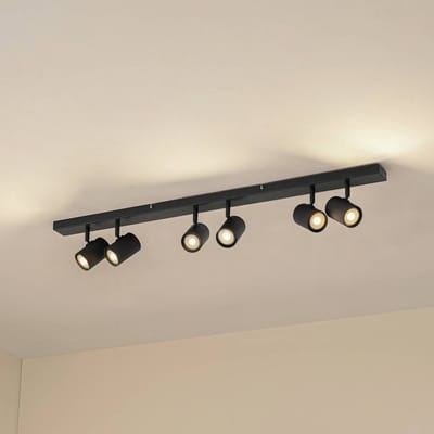 Lindby - buitenspot - 6lichts - Aluminium, ijzer - H: 16 cm - GU10 - donkergrijs