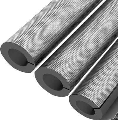 Waterdichte Buisisolatie - Isolerende Pijp Schuim - Airconditioning Installatie - Zelfklevend Vochtbestendig - 48-110mm Dikte 30mm - Zwart Zilver