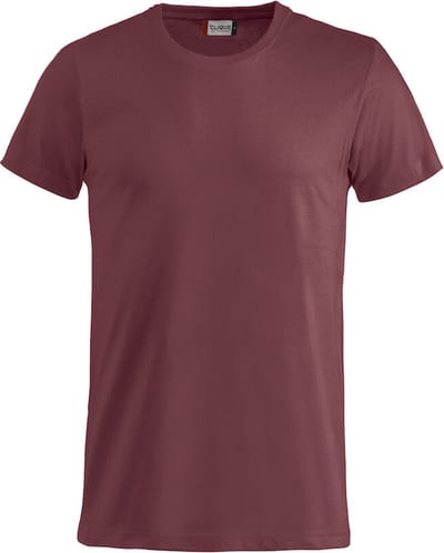 Basic-T bodyfit T-shirt 145 gr/m2 bordeaux xs