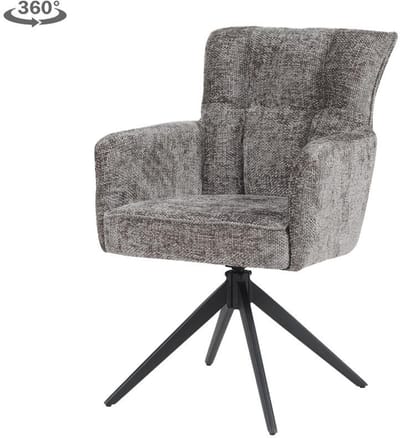 Tower living Bardi Armstoel - Charcoal