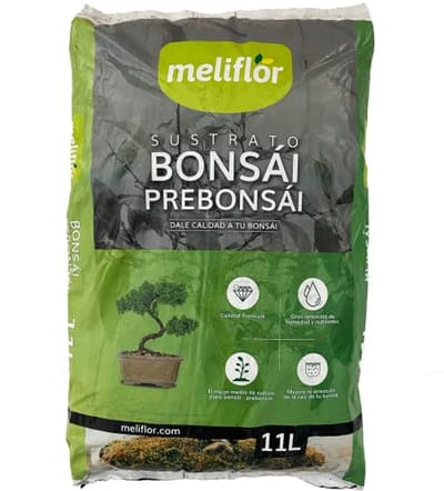 Bonsai-substraat Meliflor 11 l, gebrand door bonsais meesters