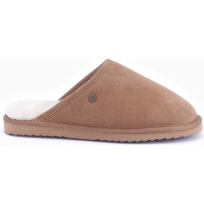 Warmbat Classic Unisex Suede Unisex Sloffen - Cognac