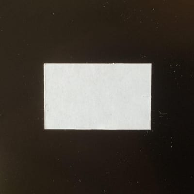 Etiket 26x16mm rechthoek wit permanent - per doos van 36 rollen à 1000 etiketten