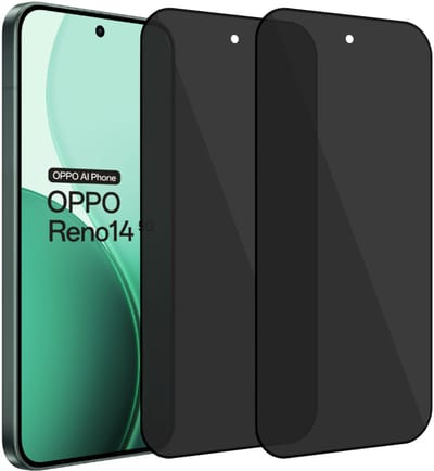 ChiGuard Privacy Screenprotector 2x geschikt voor OPPO Reno 14 5G – Gehard Glas – Anti Inkijk – GuardCover