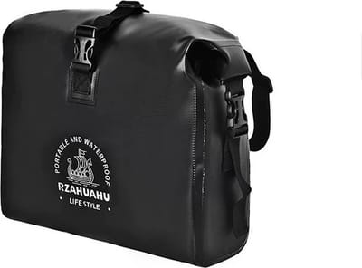 Nixnix® - Bromfiets tas - Fietstas - Zwart - Enkele fietstas - 9 Liter