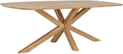 Tower Living Eettafel Crotone Deens ovaal acacia 240 cm - Naturel