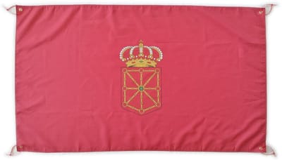 Grote Vlag van Navarra 150x90 cm - Duurzaam en Weerbestendig