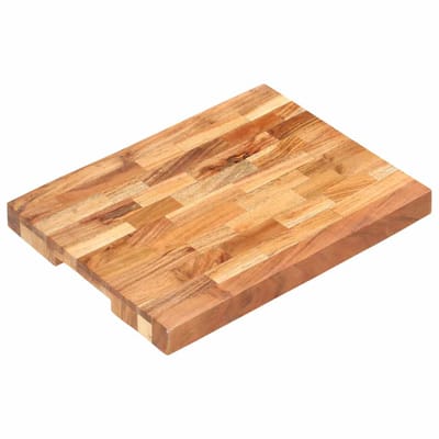 vidaXL - Hakblok - 40x30x4 - cm - massief - acaciahout