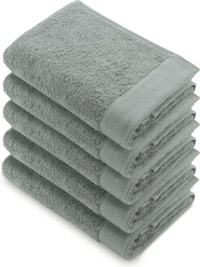 Walra Remade Handdoeken 50x100 - set van 5 - Zware kwaliteit 550 g/m2 - Jade