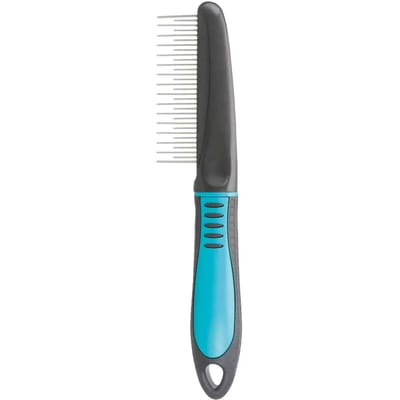 Plastic/metalen kam voor honden Trixie Combi