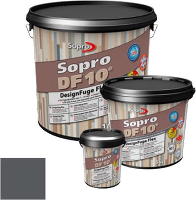 Sopro Vloer- en wandtegel Voegmortel Sopro DF 10 Flexibel antraciet nr. 66 1kg Antraciet