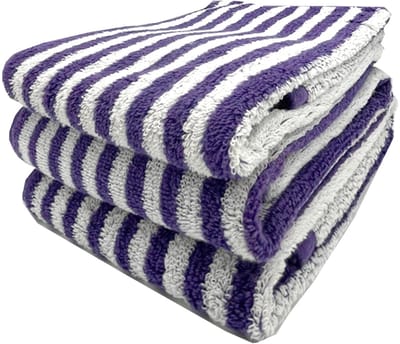 Biarritz handdoek 50x70 cm vanity/white - set van 3