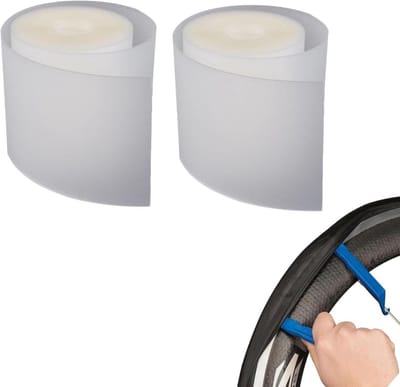 Velgstrips Voor Fiets - Fietsband Bescherming - Lekvrij Rijden - Hoge Treksterkte - Universeel Toepasbaar - Wit