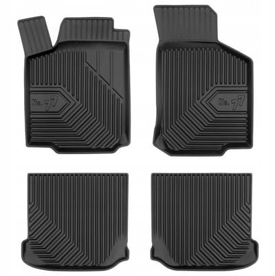 FROGUM 77 Automatten - Geschikt voor VOLKSWAGEN BORA (1997-2005) - TPE Rubber - Zwart