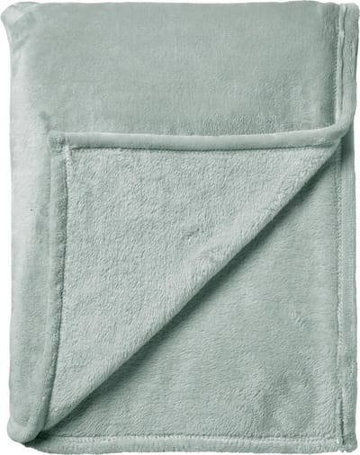 Dutch Decor - CHARLIE - plaid 200x220 cm - extra grote fleece deken - effen kleur - Jadeite - groen