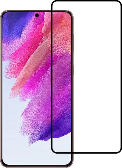 Screenprotector - Geschikt voor Samsung Galaxy S21 FE - Full Cover - Gehard Glas - Beschermglas - Tempered Glass - Screen Protector
