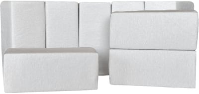Hoeslaken - 40x80 cm - voor wieg - wit - set van 8 stuks
