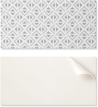Set zelfklevende vinyltegels met patroon voor de slaapkamer, geometrische vierkanten, 10x40x20 cm