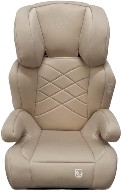 Liefjes & Co Moveup Autostoel – i-Size – Groep 2/3 (100–150 cm) Memory Foam - Afstelbare hoofdsteun - Booster - Beige