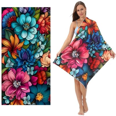 70x140/80*160CM Microfiber Strandlaken Gym Sport Zwembad Handdoek Dames Groot Yoga Mat Mode Zomer Surfen Badjas Deken 80*160CM