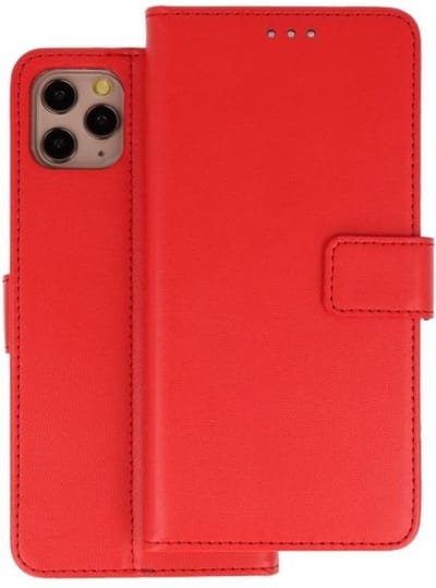 Booktype Telefoonhoesjes - Bookcase Hoesje - Wallet Case - Geschikt voor iPhone 11 Pro - Rood
