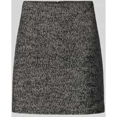 straight fit minirok met wol