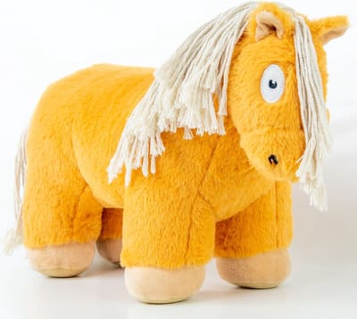 Crafty Ponies Paarden Knuffel - Paarden Speelgoed - Knuffel - Voor kind & baby - Pluche Paarden - Knuffelbeest - Speelgoed Kind - Stuffed Animal - 48cm - Chestnut