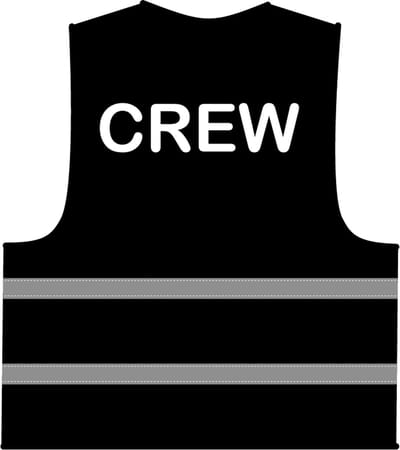 Crew hesje zwart
