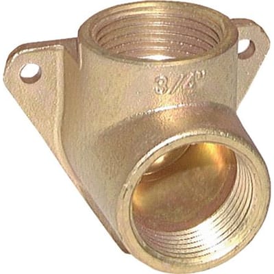 G 3/8'' Messing Muurplaat 2-weg Luchtdoorvoer 16 Bar [2 Stuks]
