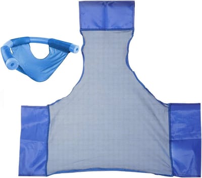 Zwembad Stoel - Drijvende Lounge - Water Ontspanning - Ergonomisch Ontwerp - 50x43cm - Blauw