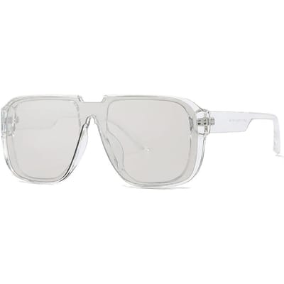 Lunettes de soleil rétro carrées une pièce UV400 pour femmes, lunettes d'été vintage, lunettes de soleil, lunettes non polarisées, accessoire de mode