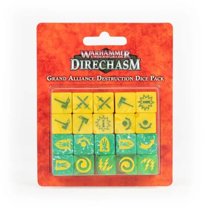 Direchasm Grand Alliance Destruction Dice Pack (Warhammer 40.000 nieuw)