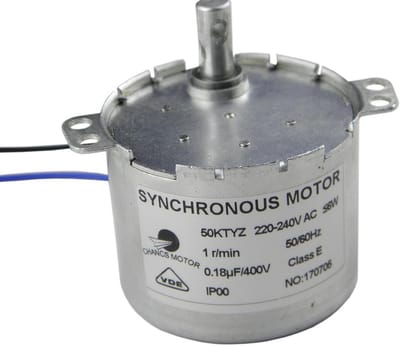 AC 220V Synchrone Tandwielmotor 1RPM Laag Toerental Hoog Koppel Elektrische Motor
