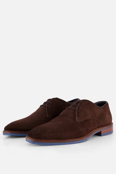 Vertice veterschoenen donker bruin Suède - Maat 42