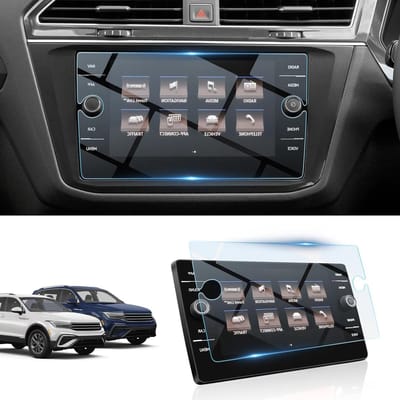 Beschermfolie voor Discover Media van VW Tiguan 2 MK2 (2017-2023) - 9H Gehard Glas, Schermbeschermer en Navigatiebescherming