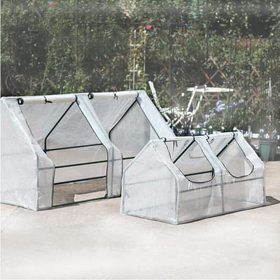 Tuinkas - Kweekkas Planten - Planten Beschermen - Verstevigd PE Materiaal - 150x90x90cm - Transparant