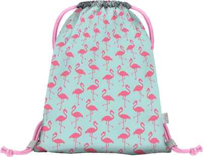 Baagl Gymtas Flamingo met Rits