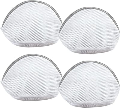 Thijox - Wasnet voor beha, 4 stuks, herbruikbare waszakken, waterdoorlatend net voor ondergoed, sokken en fijne kleding, 18 x 15 cm, bescherming tegen