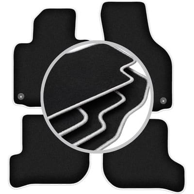CARLUX-SILVER automatten voor: Skoda Yeti crossover (2009-2017)