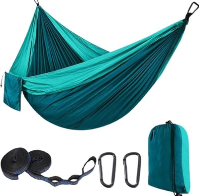 Camping Hangmat - Dubbele Hangmat - Outdoor Ontspanning - Scheurbestendig Materiaal - 300x200 Cm - A