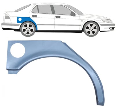 Reparatiepaneel achterspatbord voor Saab 9-5 1997-2010 / Rechts