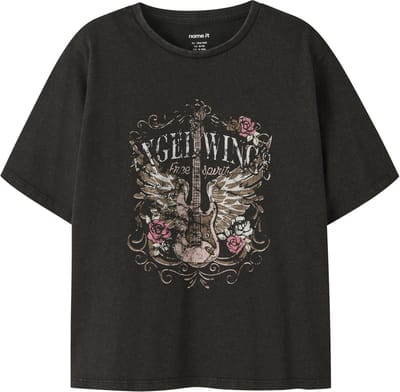 NAME IT - NKFLONNA SS NREG TOP BOX - Meisjes - T-shirts