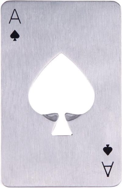 Flesopener 'Speelkaart'