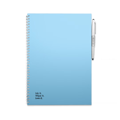 Erasable Notebook A4 - Sky Blue - Premium / A4