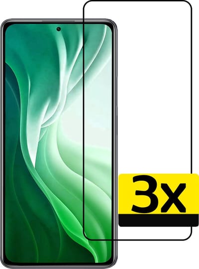 Screenprotector - Geschikt voor Xiaomi 11T - 3 Stuks - Extra Sterk - Beschermglas - Gehard Glas - Tempered Glass - Screen Protector