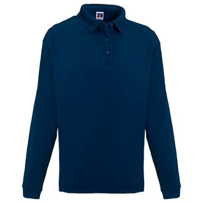 Russell Europe Mens Heavy Duty Collar Sweatshirt (Franse marine)