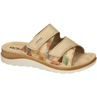 Rohde Pantoffels Dames Sloffen - Beige - Maat 41 - 6118-17