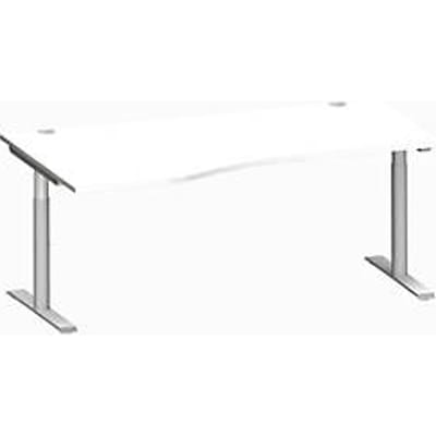 Schäfer Shop Genius bureau MODENA FLEX, aanbouw links, breedte 1800 mm, wit
